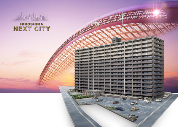 建物外観　建築時イメージ図