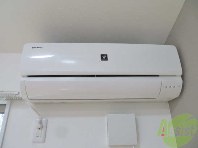 その他設備　エアコンが設置してありますので、寒暖対策もばっちり。