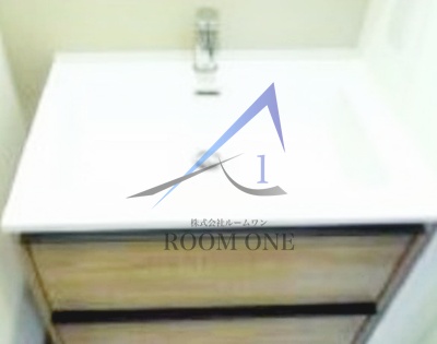 洗面設備　洗面台です。