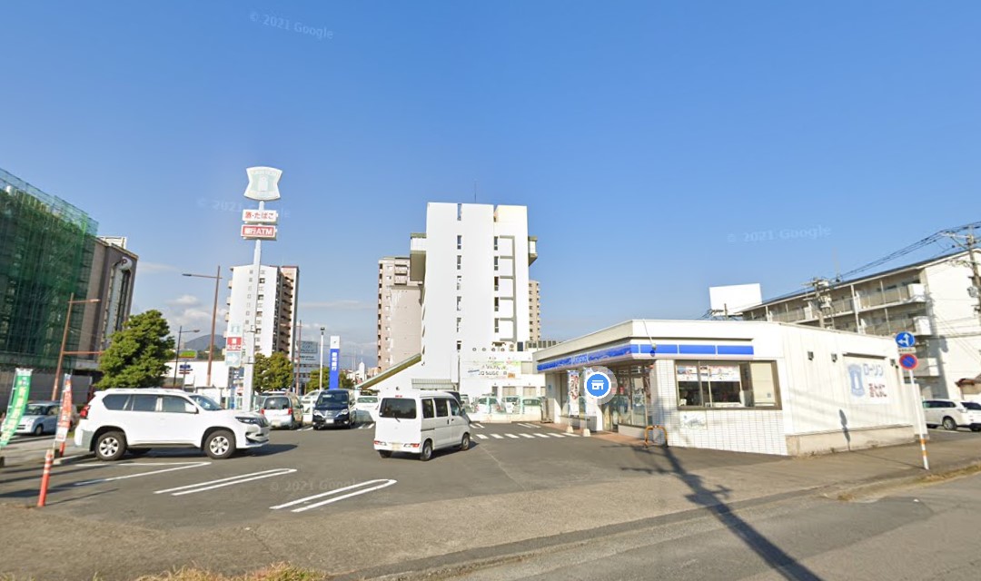 コンビニ　ローソン 大分大道店（コンビニ）まで1333m