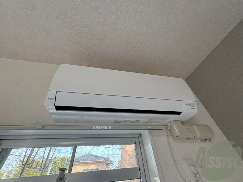 その他設備　エアコンも設置されております。毎日快適に過ごせそうですね。