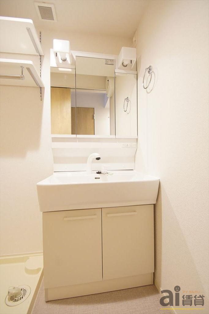 洗面設備　※同施工写真です。