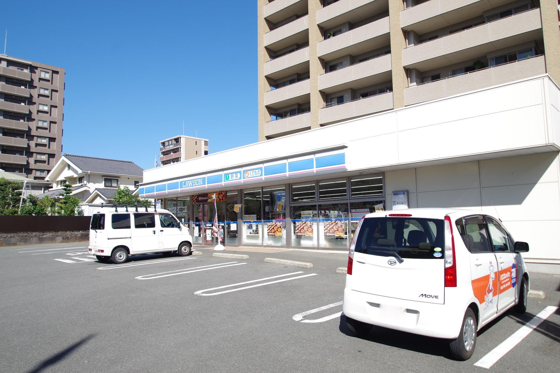 コンビニ　ローソン 熊本神水一丁目店（コンビニ）まで421m