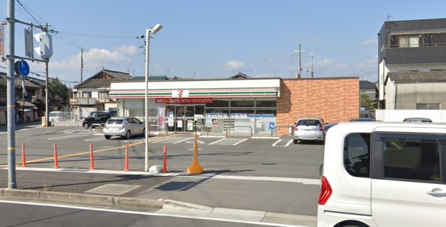 コンビニ　セブンイレブン　姫路飾磨英賀西店（コンビニ）まで400m