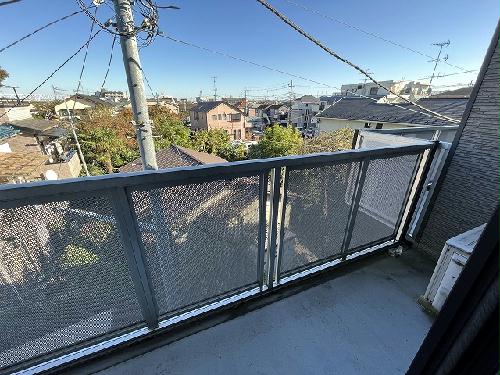 バルコニー　３階から見た景観
