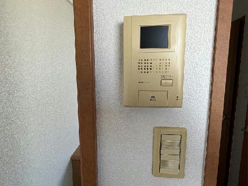 セキュリティ　モニターホン設置