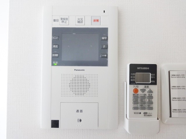 セキュリティ　モニター付きのオートロックなので安心。