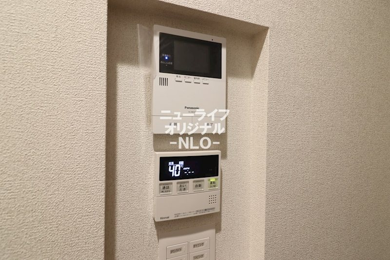 セキュリティ　事前に訪問者を目視できるTVモニターホン付。