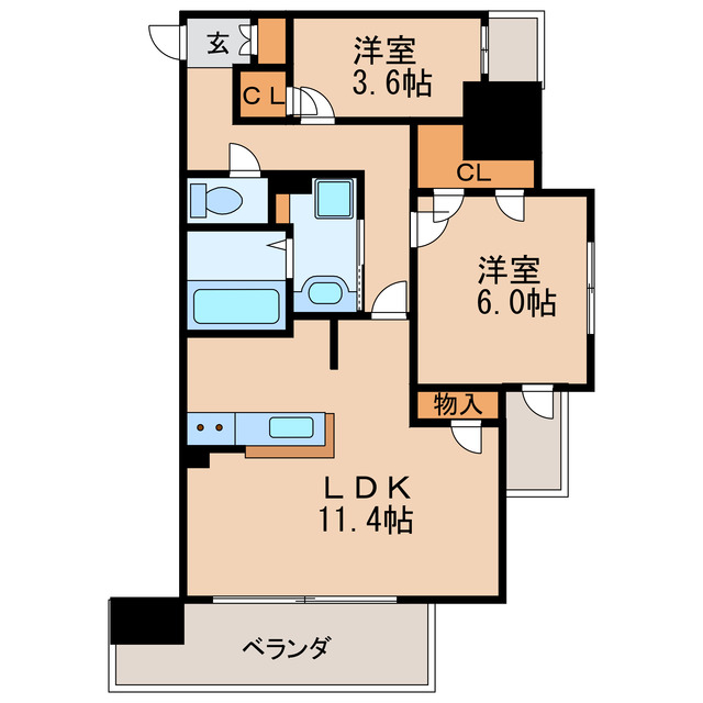 Kamiya Bldg 東桜の間取り写真
