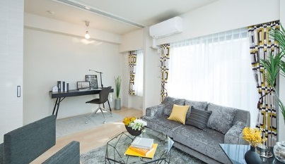 居室・リビング　同マンション内別部屋モデルルーム参照