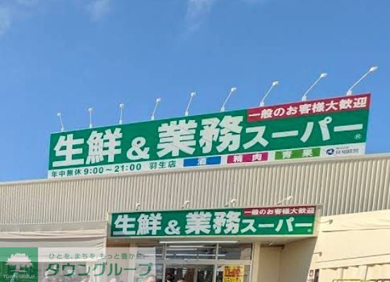 スーパー　業務スーパー羽生店（スーパー）まで290m