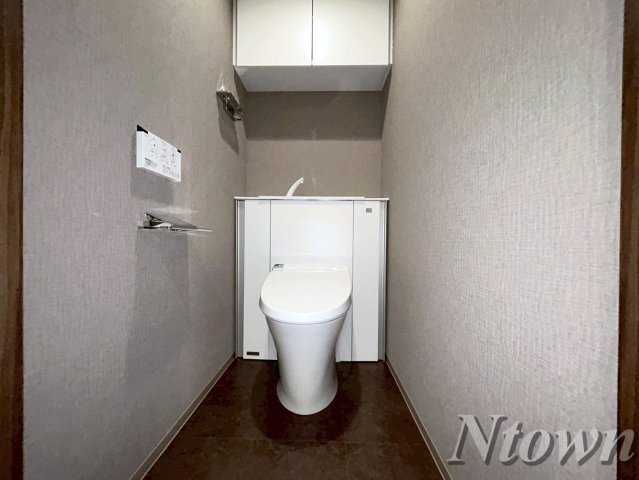トイレ　ゆったりとした空間のトイレです