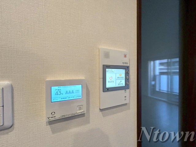 セキュリティ　モニター付きインターフォンです。