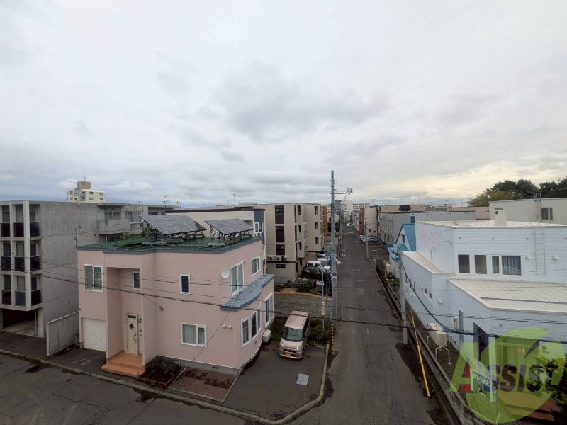 眺望　眺望です。建物はありますが風通しは良さそうです。