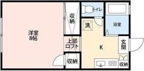 丘の上のアトリエの間取り写真