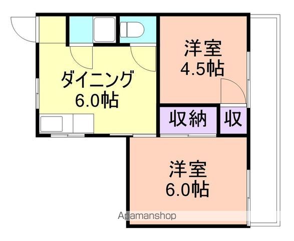 エスポワール駕町の間取り写真