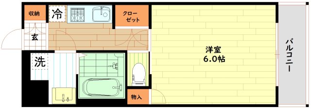 Primavera Nishi Shinsaibashiの間取り写真