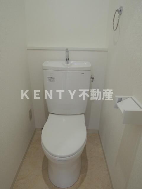 トイレ　ゆったりとした空間のトイレです
