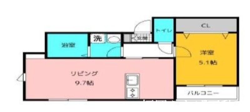 メゾンクレール筑紫通りの間取り写真