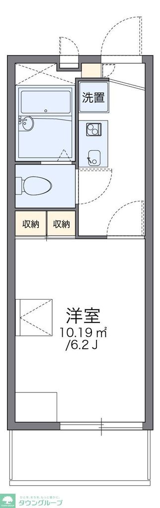 レオパレスSLIMFIELDSの間取り写真