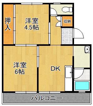 ビレッジハウス苅田3号棟の間取り写真