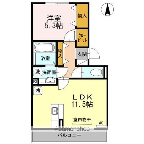 リアン トゥールの間取り写真