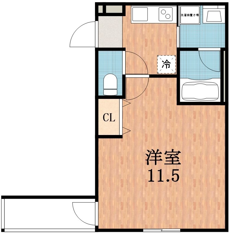 フジパレス阪南町II番館の間取り写真