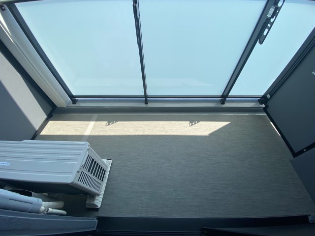バルコニー　お洗濯にも便利なバルコニー付き