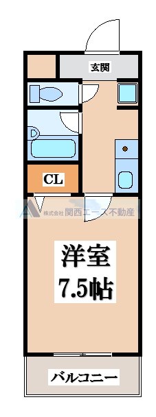 カデンツァKの間取り写真