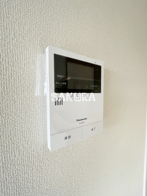 セキュリティ　安心のモニター付きインターホンです♪
