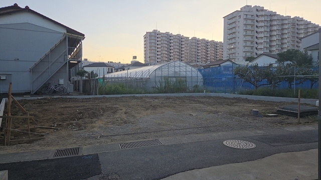 建物外観　建築予定地です。２６．１０．１０