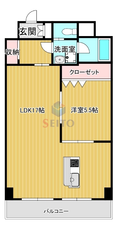 アミルV番館の間取り写真