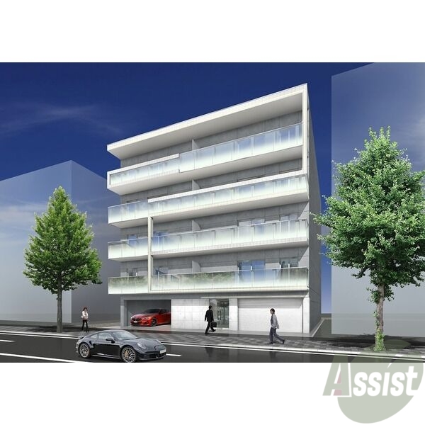 建物外観　外観予想パース　札幌市中央区「仮）Ｓ９Ｗ１５ＭＳＡ棟」