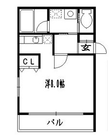 チロルコーポ春町Iの間取り