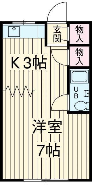 名古屋市南区宝生町のアパートの間取り