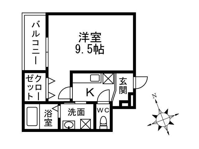 レグルスなかもずの間取り