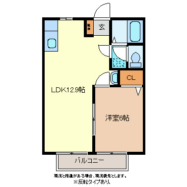 ハイム・ロジュマンB棟の間取り