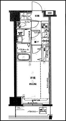 クレヴィスタ中板橋の間取り