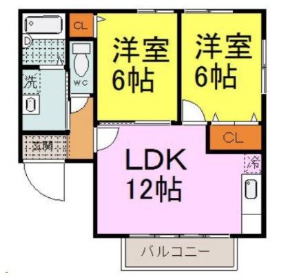 クラスティーナの間取り