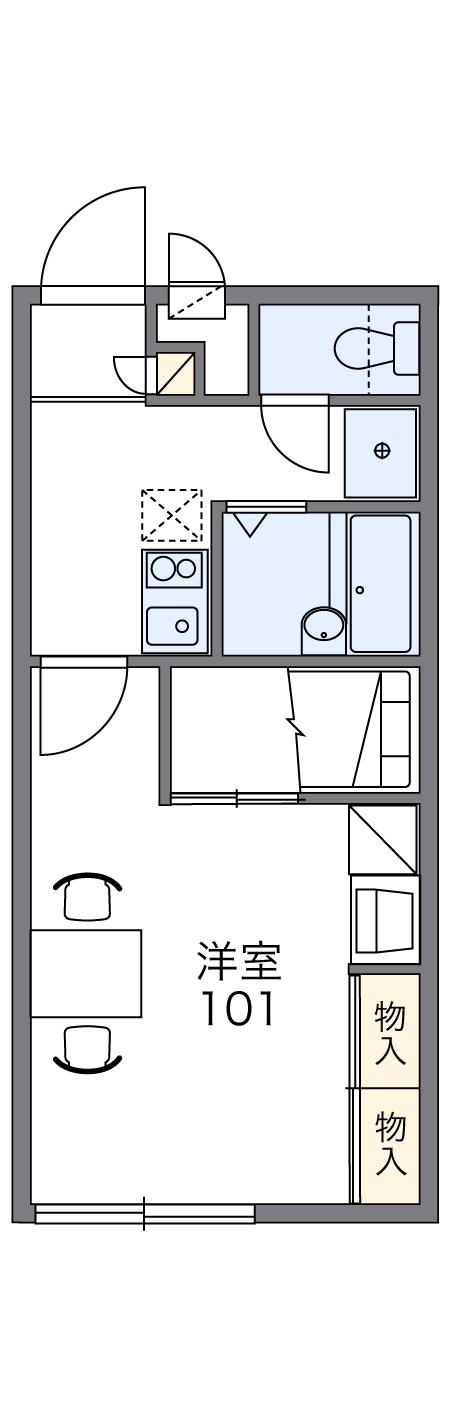 レオパレスＩＳＡＢＥの間取り