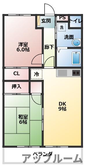 ハイツ花水木IIIの間取り