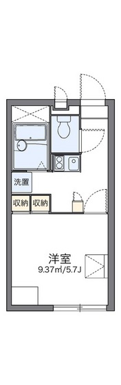 レオパレスアルブルIの間取り