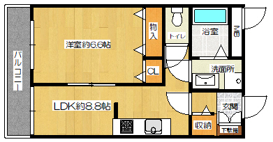 Kentos東雲IIの間取り