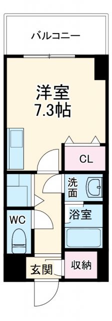 名古屋市港区浜のマンションの間取り