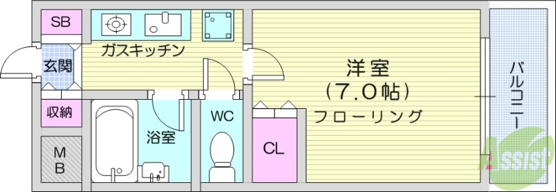 ダイアパレスヒルズ台原の間取り