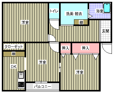 ダイヤパレス南陽の間取り