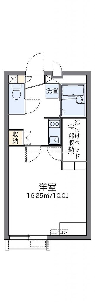 座間市栗原中央のアパートの間取り