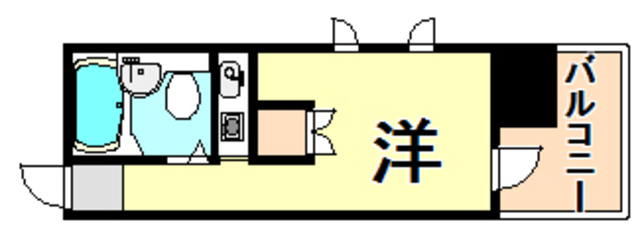 神戸市中央区琴ノ緒町のマンションの間取り