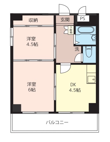 オリンピア井荻13の間取り