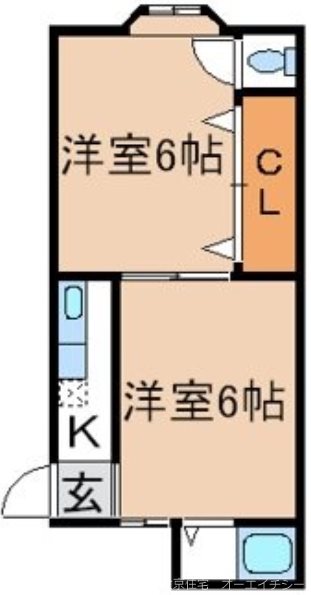 ハイツ石村の間取り